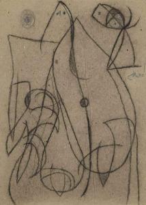 Miró Joan 1893-1983,Femme, oiseau,1977,Christie's GB 2015-06-26
