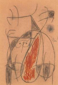 Miró Joan 1893-1983,Femme, oiseaux,1977,Christie's GB 2016-02-05