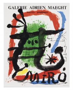 Miró Joan 1893-1983,Galerie Adrien Maeght. Oeuvres Graphiques. Miro,Christie's GB 2012-04-03
