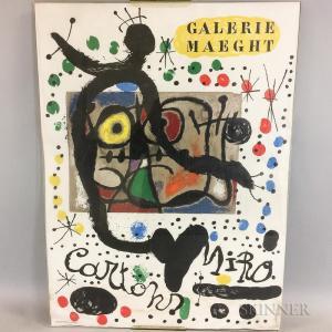 Miró Joan 1893-1983,Galerie Maeght Color Lithograph,1975,Skinner US 2019-05-23