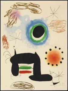 Miró Joan 1893-1983,La ralentie,Heffel CA 2014-10-30