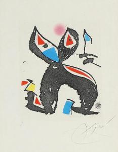 Miró Joan 1893-1983,Le marteau de maître,1976,Bruun Rasmussen DK 2017-09-19