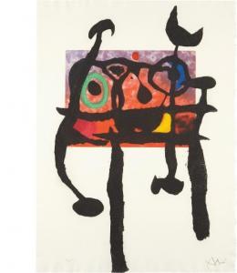 Miró Joan 1893-1983,Le samouraï (The Samurai),1983,Phillips, De Pury & Luxembourg US 2015-10-26