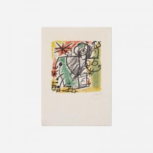 Miró Joan 1893-1983,Les Essencies de la Terra (one plate),1968,Wright US 2018-03-15