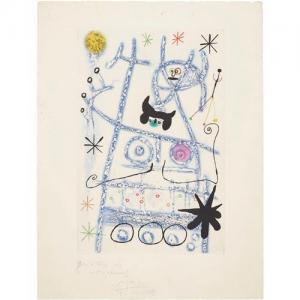 Miró Joan 1893-1983,Les forestiers,1958,Phillips, De Pury & Luxembourg US 2017-04-18