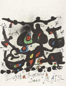 Miró Joan 1893-1983,Manifesto per l'esposizione Homenatge a Joan Prats,1971,Farsetti IT 2015-05-29