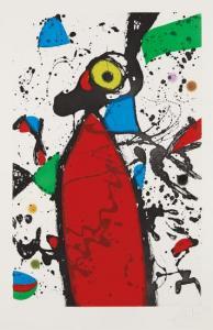 Miró Joan 1893-1983,Souris rouge à la mantille (Red Mouse in th,1975,Phillips, De Pury & Luxembourg 2019-04-23