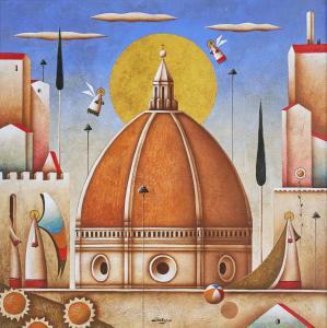 MIRABASSO Carlo 1959,Sogho Rinascimentale (il Duomo di Firenze),2015,Webb's NZ 2019-09-25