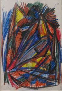 MIRABELLA Saro 1914-1972,“Nudo di donna e astratto”.,1966,Galleria Sarno IT 2013-05-09