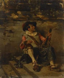 MIRALLES Enrique,Rastender Musiker,17th century,Wendl DE 2019-06-20