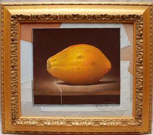 MIRANDA Hernan 1960,Still Life "Papaya",Hood Bill & Sons US 2012-02-07