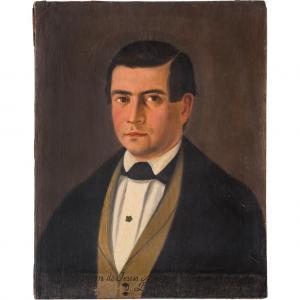 MIRANDA J FRANCISCO,RETRATO DE SEBASTIÁN DE JESÚS MALPICA.,1850,Morton Subastas MX 2015-09-08