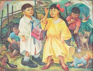 Miranda Nemi 1949,Larong Bata,1991,Leon Gallery PH 2018-07-27