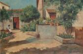 MIRANDA Rogelio 1800-1900,Andalusian patio,Subastas Segre ES 2020-12-15