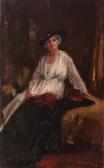 MIREA DEMETRESCU George 1852-1934,Prinţesa Aristizza Ghyka,1918,Artmark RO 2012-10-31
