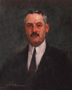 MIREA DEMETRESCU George 1852-1934,Self-portrait,1920,Artmark RO 2023-10-18
