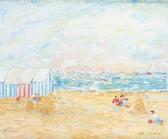 MIREILLE CLOSE 1941,Le château de sable sur la plage,Horta BE 2020-01-20