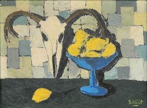 MIRET G,Still-Life with Blue Bowl,Rachel Davis US 2014-03-22