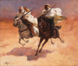 MIRO Joaquin 1849-1914,Arab riders,Bonhams GB 2021-10-20