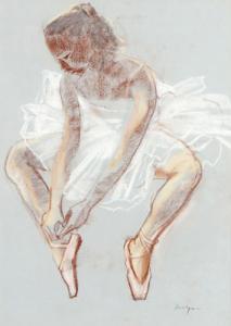 MIRONOV Leonid 1930,Sitzende Ballerina,DAWO Auktionen DE 2012-09-05