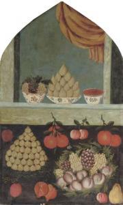 MIRZA BABA 1700-1700,STILL LIFE WITH GRAPES,1782,Christie's GB 2007-04-17