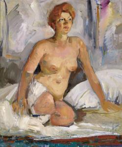 MIRZAZADE boyuk aga 1921,Seated Nude Woman,1972,Heritage US 2009-05-07