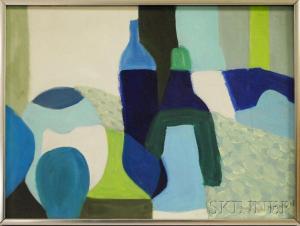 MISHKIN Nina 1900-1900,Still Life with Bottles,1971,Skinner US 2012-04-11