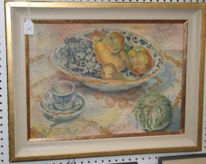 MISKIN Lionel 1924-2005,Still Life Study of Fruit s,1947,Tooveys Auction GB 2013-05-15