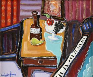 MISSAKIAN BERGE 1933-2017,Piano aux Fruits,Simpson Galleries US 2022-10-01