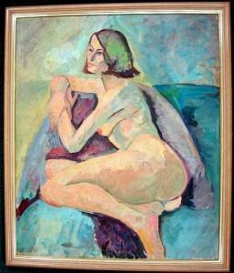 MISSO Yona 1970-1980,Seated Nude,Theodore Bruce AU 2014-08-31