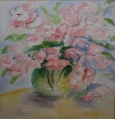 MISSO Yona 1970-1980,STILL LIFE WITH PINK FLOWERS,Leonard Joel AU 2017-10-12