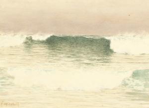 MITCHELL A,A seascape with crashing waves,John Nicholson GB 2020-12-07