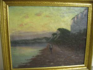 MITCHELL Arthur 1864-1954,Cliffs along the coast,Ivey-Selkirk Auctioneers US 2007-09-15