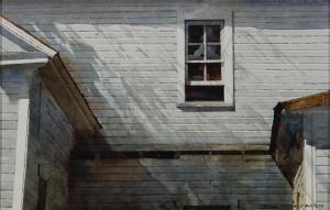 MITCHELL Dean 1957,Boarding House Window,2004,Barridoff Auctions US 2022-08-20