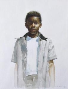 MITCHELL Dean 1957,Portrait of a Boy,1984,Wickliff & Associates US 2023-04-01