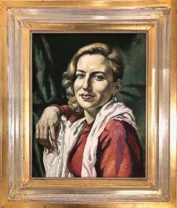 MITCHELL Leonard 1925-1980,Portrait of Artist's Wife, Patricia Marion,1955,International Art Centre 2019-04-09