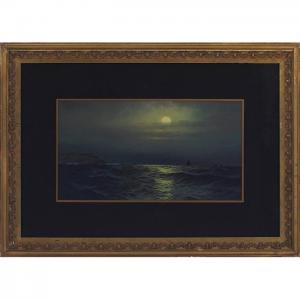 MITCHELL Neil 1858-1934,Moonlight Seascape,Treadway US 2013-12-07