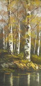 MITCHELL Wallace 1911-1977,“Birch Trees”,Arthur James US 2007-04-24