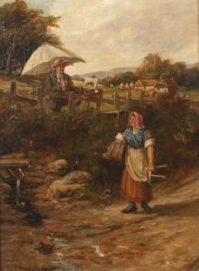 MITCHELL William B 1884-1902,Maler in Sommerlandschaft,Mehlis DE 2017-11-18