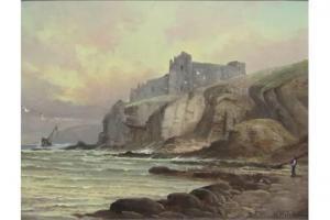 MITCHELL William B 1884-1902,Sunset Tantallon Castle,David Duggleby Limited GB 2015-06-08