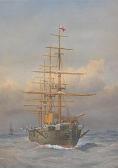 MITCHELL William Frederick 1845-1914,Royal Navy Ship Portrait,1887,Aspire Auction US 2013-02-16