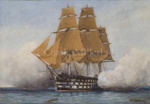 MITCHELL William Frederick 1845-1914,The Victory (Launched 1765),1890,Charles Miller Ltd 2023-04-25