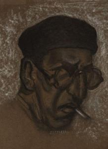 MITELBERG Louis 1919-2002,Autoportrait,Damien Leclere FR 2019-03-29