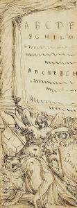 MITELLI Agostino 1609-1660,Design for a frontispiece: an allegorical figure o,Rosebery's 2021-07-20