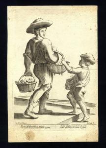 MITELLI Giuseppe Maria 1634-1718,Il venditore di frutta,Bertolami Fine Arts IT 2023-06-26