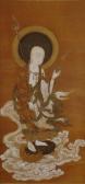 MITSUNORI Tosa,A hand-painted scroll depicting Jizō raigō, the Bō,1638,Arcimboldo 2011-11-19