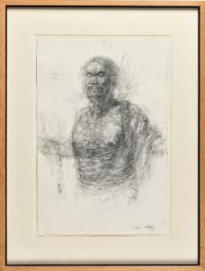 MITSUUSHI Kei 1948-2011,Autoportrait au bras pliés,1989,Osenat FR 2023-03-19