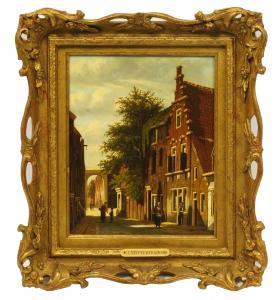 MITTERTREINER Johannes Jacobus 1851-1890,Figures in a Dutch street scene,Rosebery's GB 2016-09-07