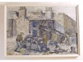 MITTON,Town scene with figures and car,Smiths of Newent Auctioneers GB 2015-06-19