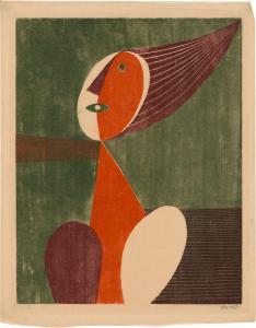 MITZLAFF Erhart 1916-1991,Windsbraut,1955,Galerie Bassenge DE 2022-06-03